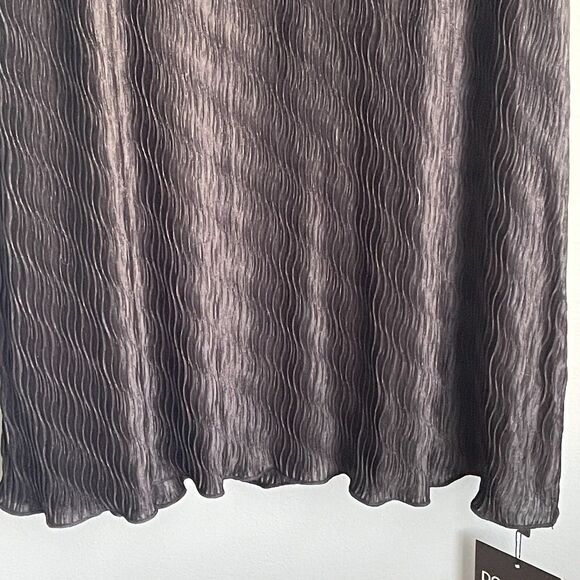 NEW ASTR The Label Strapless Textured Dress Sz L Bodycon Black Midi Formal Party - Picture 4 of 13